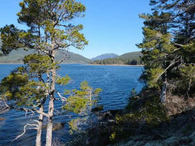 view of Alberni Inlet towards Bell's Bay